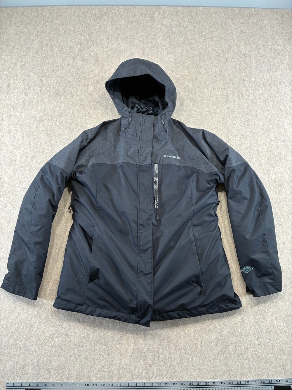 Columbia Men’s Omni-Tech Omni-Heat 3-in-1 Waterproof Hooded Jacket XL 650 650TD